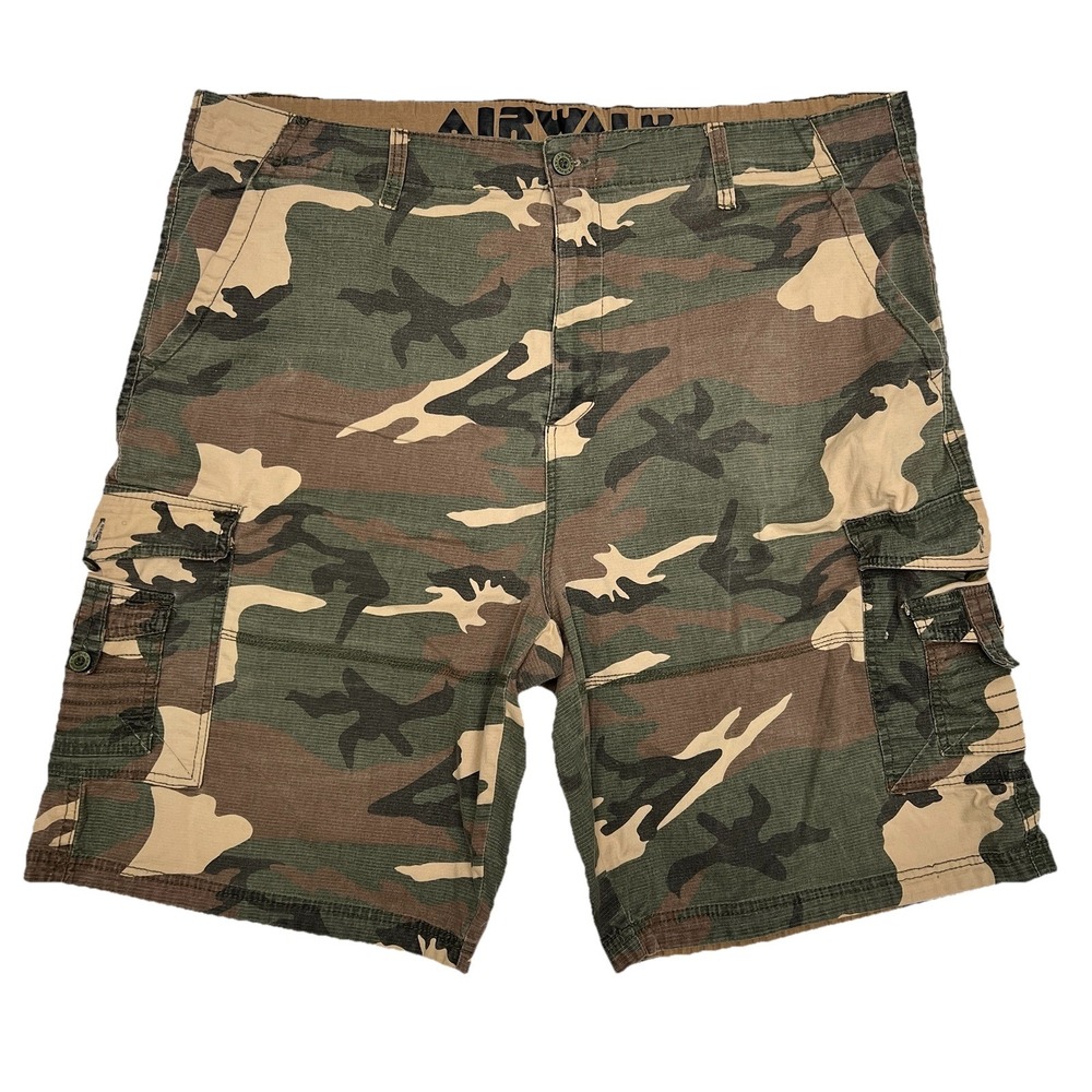 Airwalk Shorts Men's Size 44 Camo Cargo Street Military Outdoor Hip Hop Skater